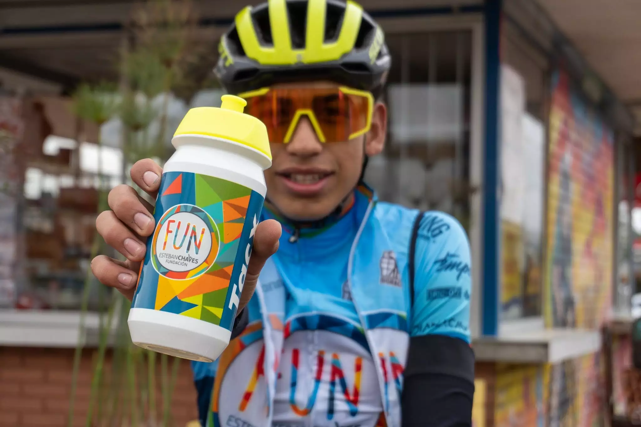 Water Bottle - Fundación Esteban Chaves - Tacx Shiva Biodegradable 500ml 9 Water Bottle - Fundación Esteban Chaves - Tacx Shiva Biodegradable 500ml - Billede 9