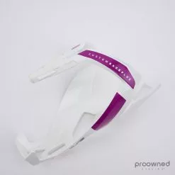 Elite Custom Race Plus Bottle Cage - White & Pink