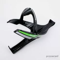 Elite Mio Sior Bottle Cage - Black & Green