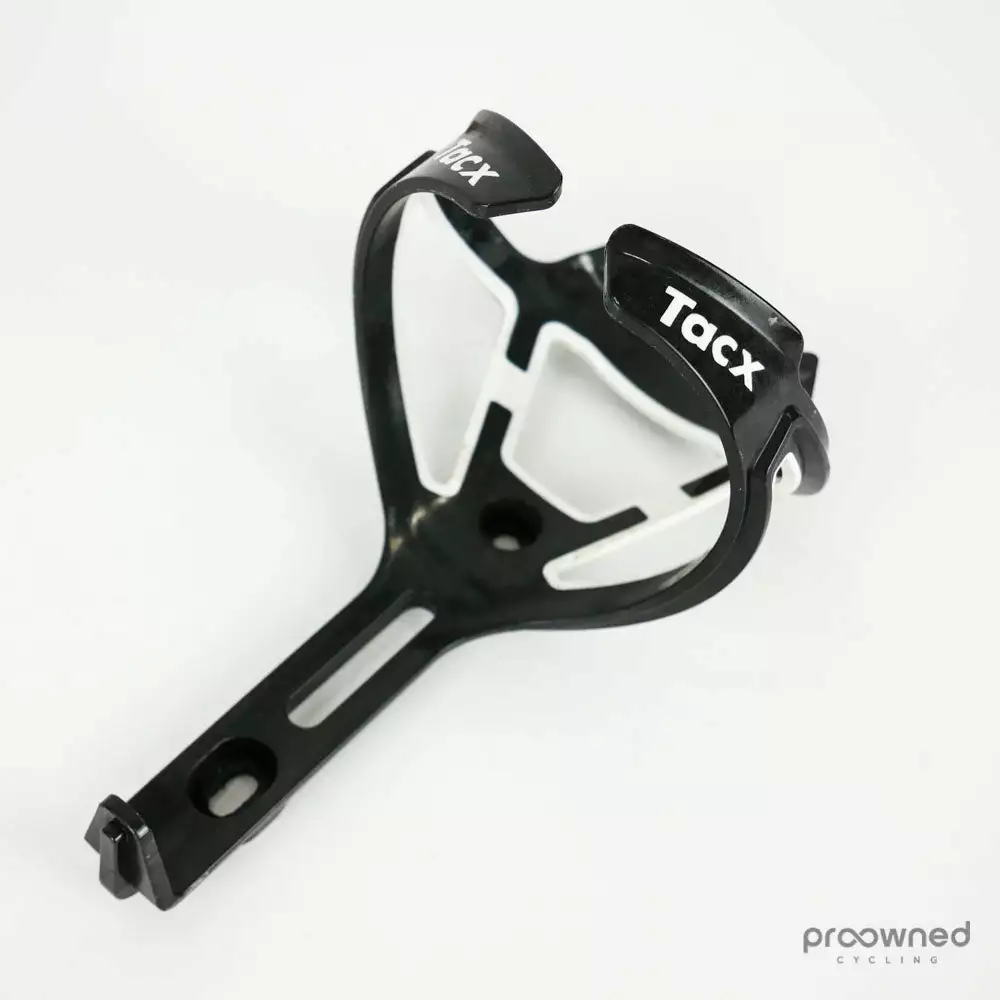 Tacx Ciro Carbon Bottle Cage - Black/White 1 Tacx Ciro Carbon Bottle Cage - Black/White