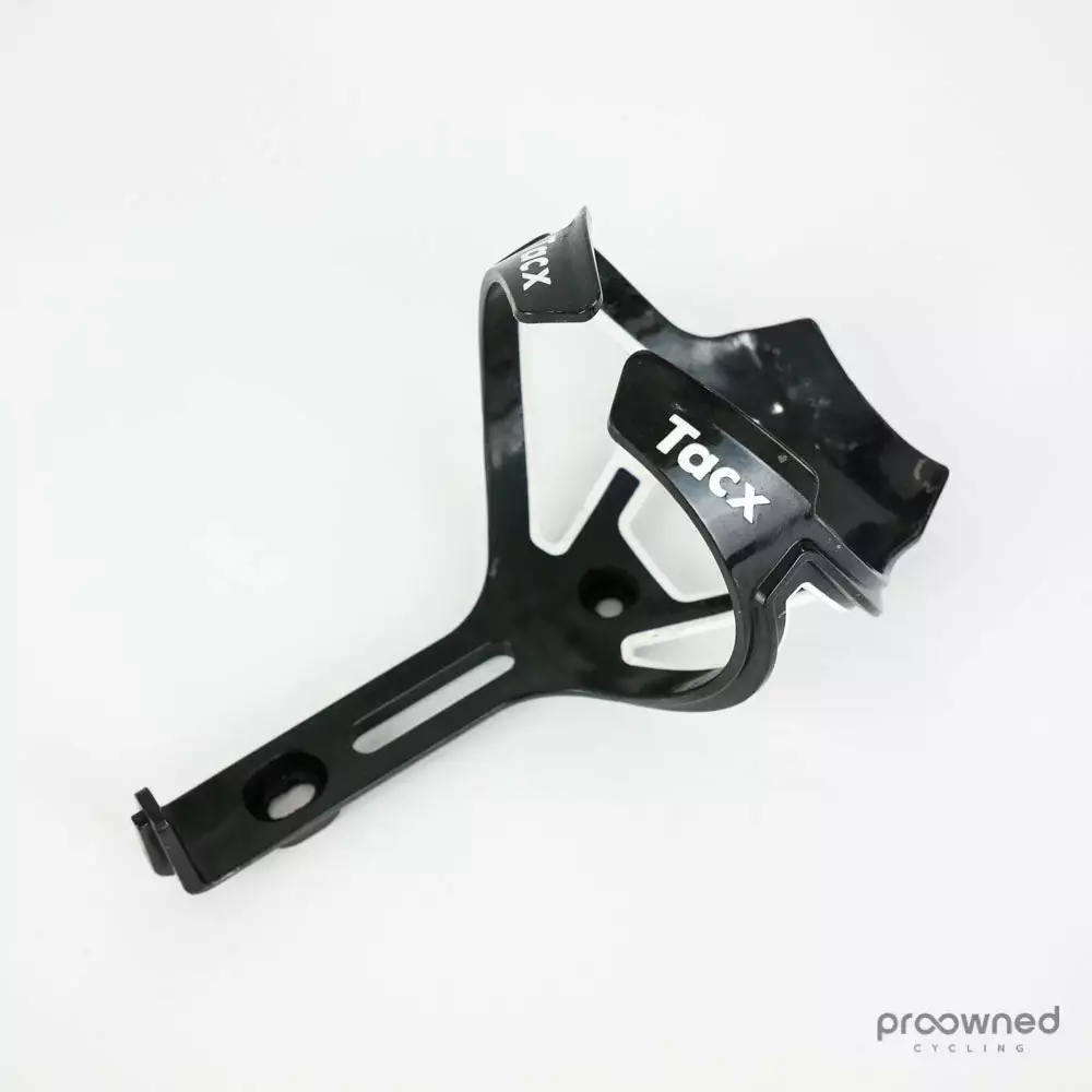 Tacx Ciro Carbon Bottle Cage - Black/White 2 Tacx Ciro Carbon Bottle Cage - Black/White - Billede 2