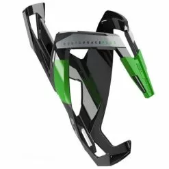 Elite Custom Race Plus Bottle Cage - Black & Green