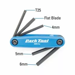 Park Tool Folding Hex & Screwdriver Set AWS 9.2 -Cykeltilbehør Salg aw3